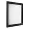 Head West® 34.5" Alderton Black & Silver Framed Beveled Wall Mirror